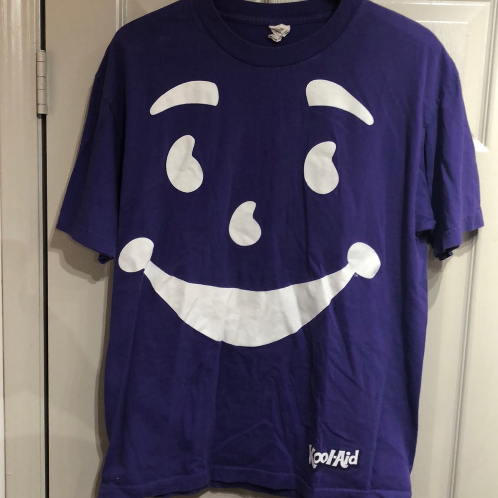 Men’s Kool Aid Man Purple Face Graphic Size Large